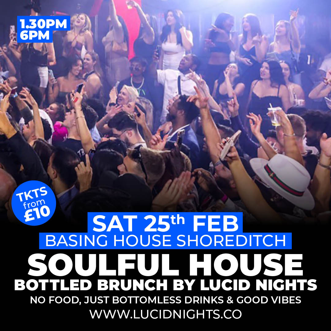 Soulful House Bottled Brunch event flyer